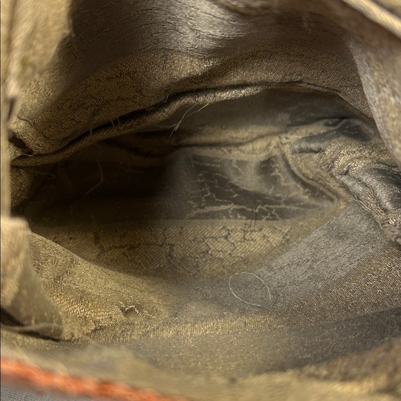 Handmade / handprinted canvas shoulder bag